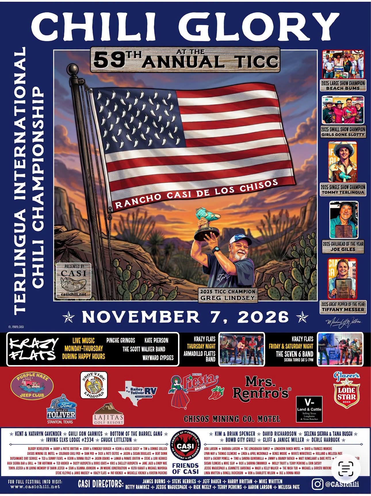 59th Annual CASI Terlingua International Chili Championship